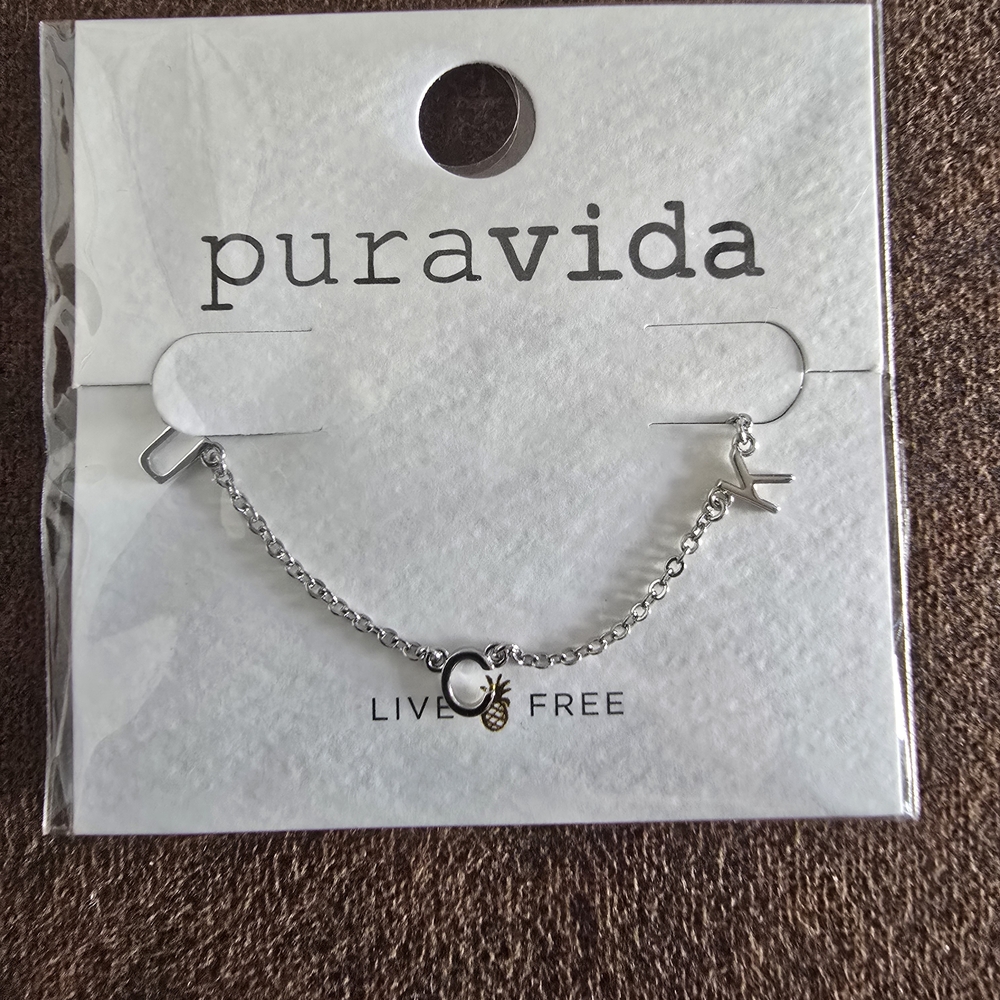 Pura Vida Silver Charm Bracelet